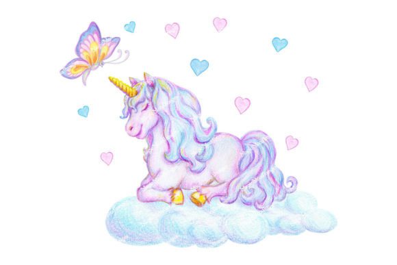 Download Unicorn Butterfly Cloud Sublimation PNG - Fly Collection