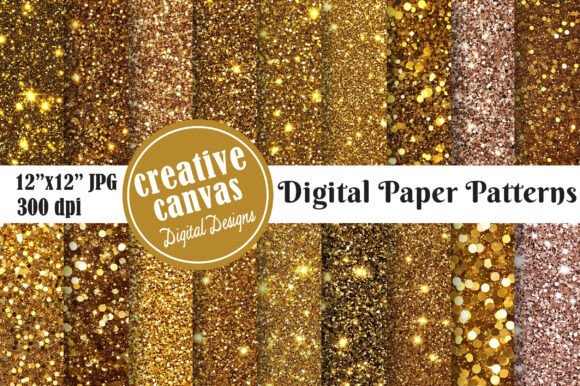 Download Luxury Gold Glitter Digital Paper - Premium Resources