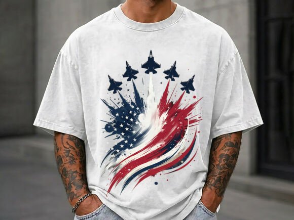 Download USA 4th of July Patriotic Jets Shirt PNG - Patriotic Collection