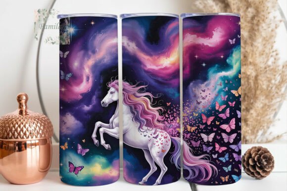 Download Unicorn Butterfly Galaxy 20oz Wrap - Fly Collection