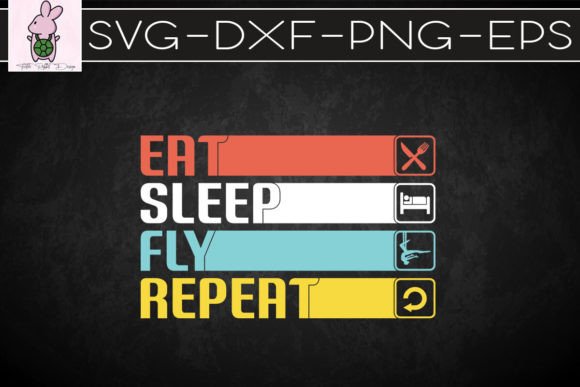 Download Eat Sleep Fly Repeat Yoga SVG - Fly Collection