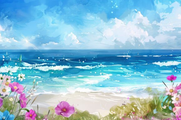 Download Watercolor Summer Background Wallpaper - Summer background Collection