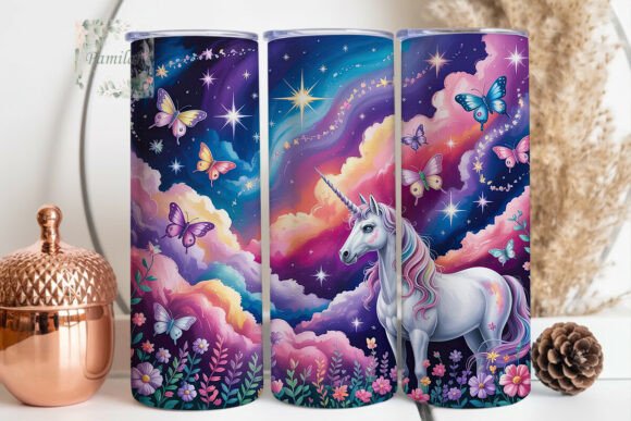 Download Magical Unicorn Butterfly 20oz Tumbler W - Fly Collection