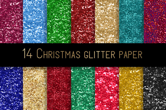 Download Christmas Glitter Digital Paper - Glitter digital paper Collection